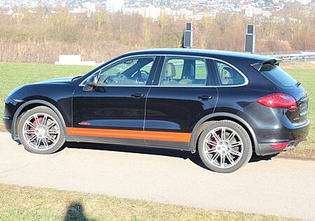 Porsche Cayenne Turbo-Look, Luft, SD, Voll-Leder, 21", Scheckheft