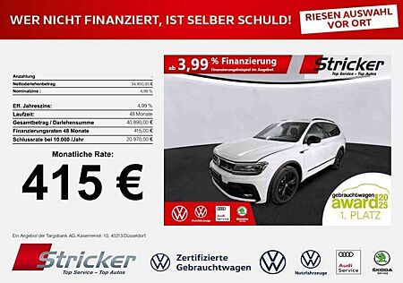 VW Tiguan Allspace Volkswagen R-Line Black Style 2.0TDI DSG 415,-ohne Anzahlung