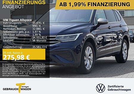 VW Tiguan Allspace Volkswagen 1.5 TSI DSG LIFE 7 SITZE NAVI AH