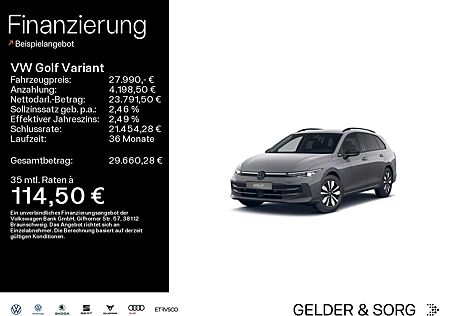 VW Golf Variant Volkswagen Goal 1.5 TSI AHK*RFK*Navi*LED*Digit