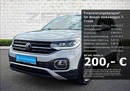 VW T-Cross Volkswagen 1.0 TSI DSG Style OPF Navi Digitales Cockpit LED S