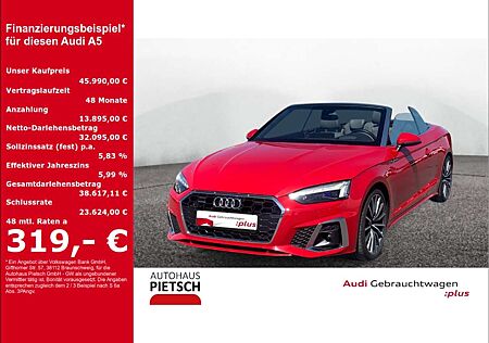 Audi A5 Cabriolet 45 TFSI quattro S line Matrix ACC