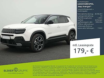 Jeep Avenger Summit Infotainment + Komfortpaket