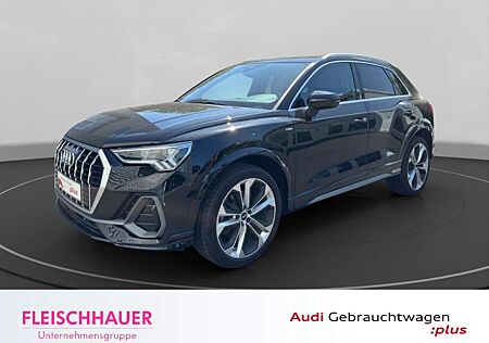 Audi Q3 40 TFSI qu. S line Navi+LED+AHK+20''+Stdhzg+App-co