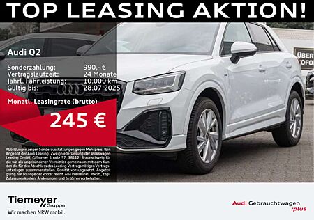 Audi Q2 30 TFSI S LINE eKLAPPE LM18 AHK VC+