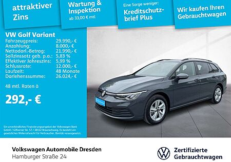 VW Golf Variant Volkswagen Golf VIII Variant Life 1.5 eTSI DSG KAMERA STHZG