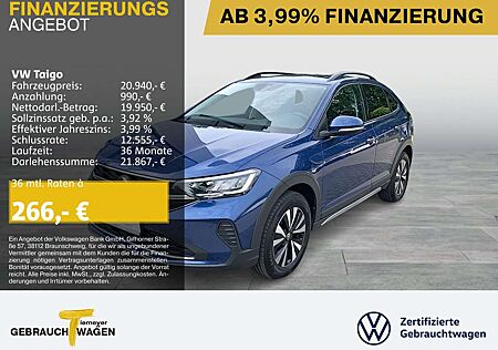 VW Taigo Volkswagen 1.0 TSI DSG IQ.DRIVE LED NAVI VIRTUAL AHK