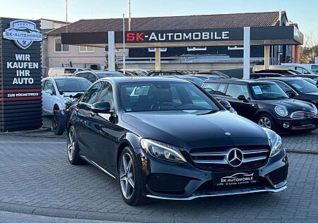 Mercedes-Benz C 200 d G-Tronic Plus Lim. AMG-LEDER-NAVI-1.HAND