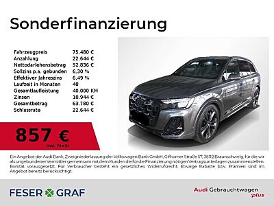 Audi Q7 50 TDI S Line 7Sitze,Pano,AHK,HDMatrix,Sitzbel,Sta