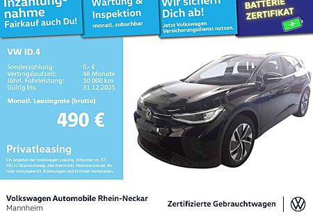 VW ID.4 Volkswagen Pro 210kW GAR 2030 Navi Pano IQ Light Wärme