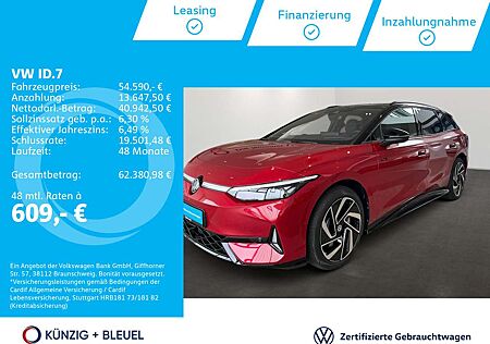 VW ID.7 Volkswagen Tourer GTX 4Motion Exteriereur Plus Interie