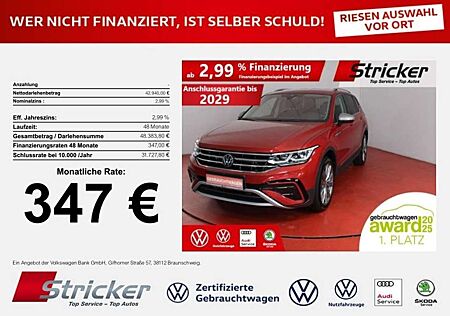 VW Tiguan Allspace Volkswagen Elegance 2.0TDI 348,-ohne Anzahlung 4M 7-Sitzer A