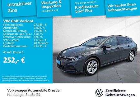 VW Golf Variant Volkswagen Golf VIII Variant Life 1.5 eTSI DSG STHZG KAMERA