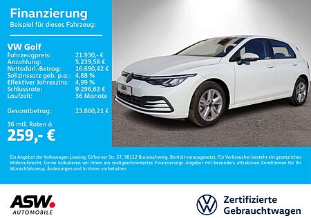 VW Golf Volkswagen Life 2.0TDI DSG Navi Klimaautomatik ACC RFK