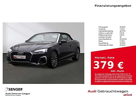 Audi A5 gebraucht kaufen Audi A5 Cabriolet S line 40 TFSI S tronic MMI LED