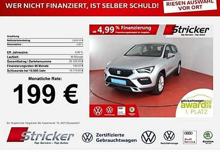 Seat Ateca Style 1.5TSI 199,-ohne Anzahlung Navi AHK LED