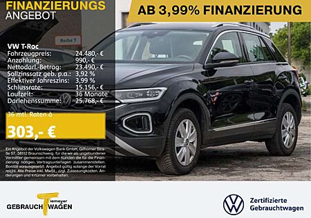 VW T-Roc Volkswagen 1.5 TSI DSG STYLE LED+ NAVI KAMERA behMFL