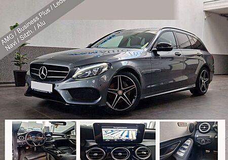 Mercedes-Benz C 200 d T AMG Leder Navi Alu Business Plus Sitzh