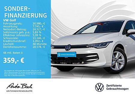 VW Golf Volkswagen VIII 1.5 eTSI DSG "LIFE" Navi HuD AHK EPH A