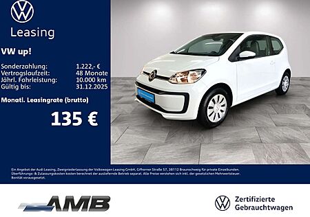 VW Up Volkswagen ! eco ! 1.0 CNG Erdgas/Navi/Klima
