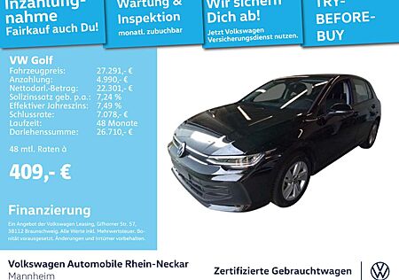 VW Golf Volkswagen VIII 1.5 eTSI Life DSG GAR.2029 Navi Kamera