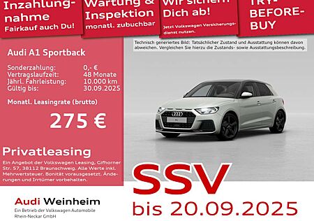 Audi A1 25 TFSI S-tronic Black Felgen GAR20