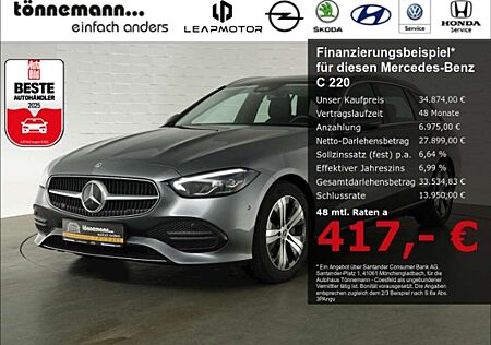 Mercedes-Benz C 220 d T AVANTGARDE AT+AHK+LED+NAVI+RÜCKFAHRKAMERA+PARK