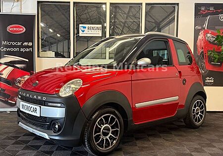 Microcar M.Go Highland XXL Red DCI Carplay Mopedauto 45KM