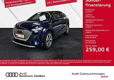 Audi Q4 e-tron Sportback 40 basis MATRIX Pano Navi Plus