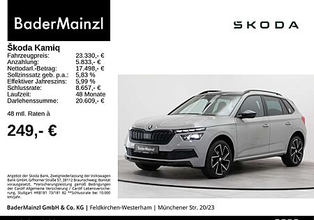 Skoda Kamiq 1.0 TSI DSG Monte Carlo LED Kam. Pano