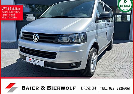 VW T5 Transporter Volkswagen 4Motion Allrad 103kw 140PS Klima