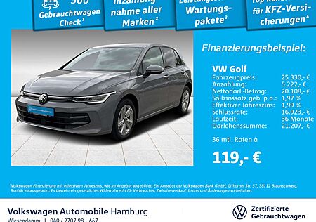 VW Golf Volkswagen VIII 1.5 TSI Life STANDHZG./KAMERA/LED/ACC