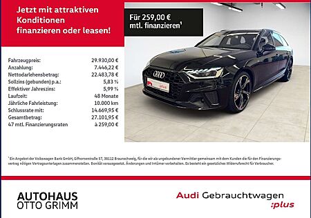 Audi A4 Avant 35 TFSI S line KLIMA NAVI LEDER ALU