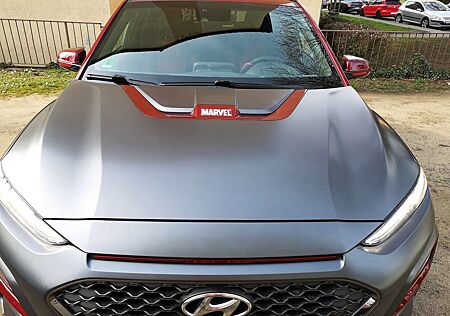 Hyundai Kona Iron Man 4WD AHK 8fach TÜV Neu HUD LED Leder