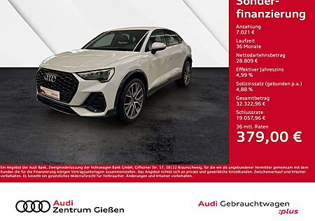 Audi Q3 Sportback 45 TFSI e S line Black Navi Alcantara