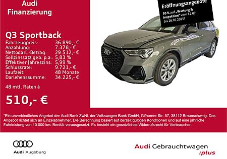 Audi Q3 S line 40 TDI qu. S tr. *AHK*LED*18