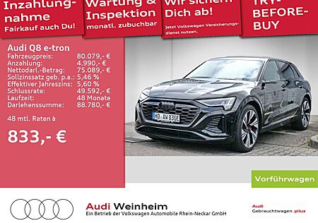 Audi Q8 e-tron 55 quattro S line AHK Pano Matrix LED