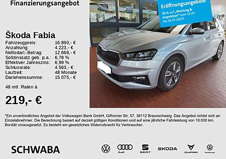 Skoda Fabia Ambition 1.0 TSI LED*NAV*GRA*LANE*PDC*16"