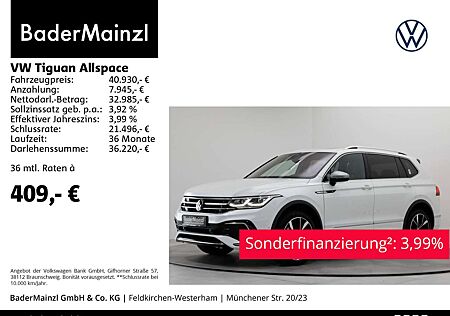VW Tiguan Allspace Volkswagen 2.0 TDI 4M DSG R-Line AHK Matrix