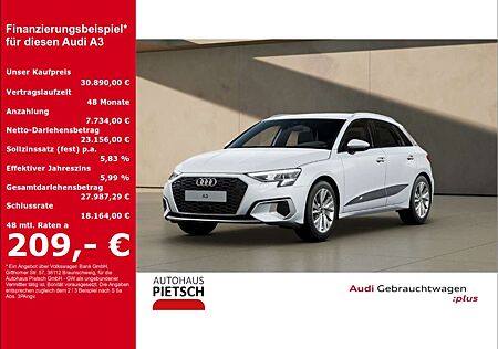 Audi A3 Sportback 30 TFSI LED AHK VC GRA PDC