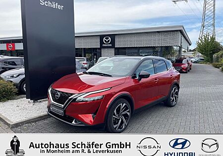 Nissan Qashqai Tekna+ HUD AHK-abnehmbar Bose SHZ Temp El. Panodac