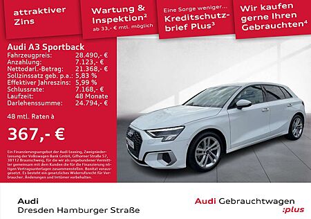 Audi A3 30 TFSI advanced LED Navi S tronic