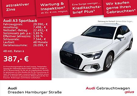 Audi A3 30 TFSI advanced LED Navi S tronic