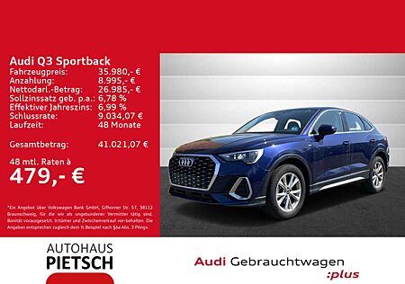 Audi Q3 35 TFSI S-Line LED ACC Navi Keyless