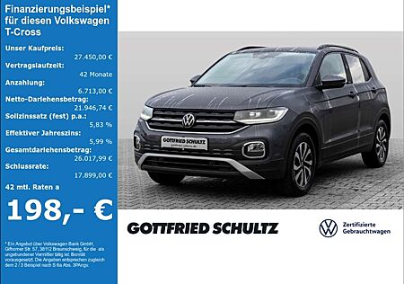 VW T-Cross Volkswagen 1.5 TSI DSG Life AHK RFK Navi LED