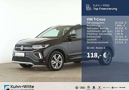 VW T-Cross Volkswagen 1.0 TSI R-Line *ACC*AHK*Matrix*RFK*IQ.Dr