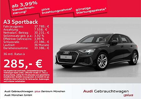 Audi A3 Sportback S line 35 TDI S tronic S line Virtu