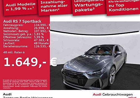 Audi RS7 4.0 TFSI PERF.*MATRIX*PANO*STAND*