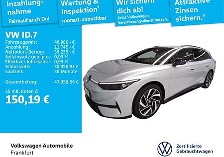 VW ID.7 Volkswagen Tourer Pro Navi IQ.Light FrontAssist ACC DA