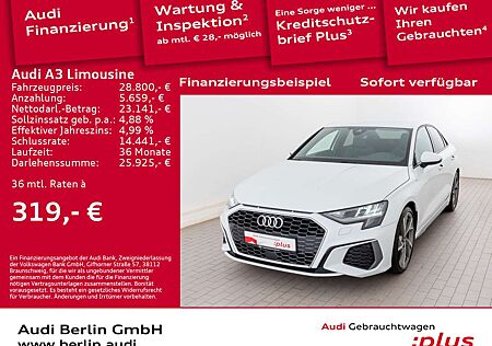 Audi A3 S line 35 TFSI S tr. LED STDHZG NAV